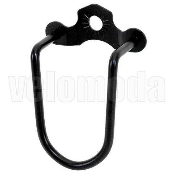 Защита заднего переключателя 680200, крепление на ось, 88 мм сталь (Черный)